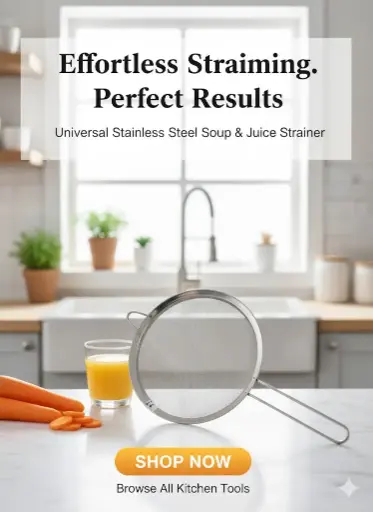 [FVM31242] [FVM31242] SS STRAINER WITH HANDLE L   