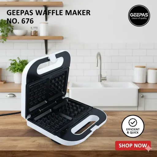 [FVM31450] [FVM31450] GEEPAS WAFFLE MAKER NO.676
