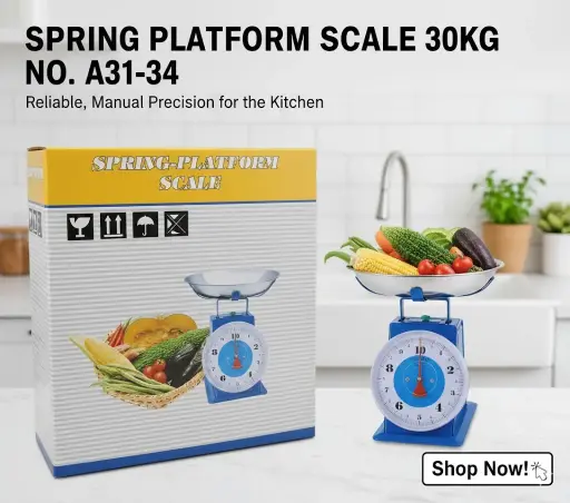 [FVM32212] [FVM32212] SPRING PLATEFORM SCALE  30KG   