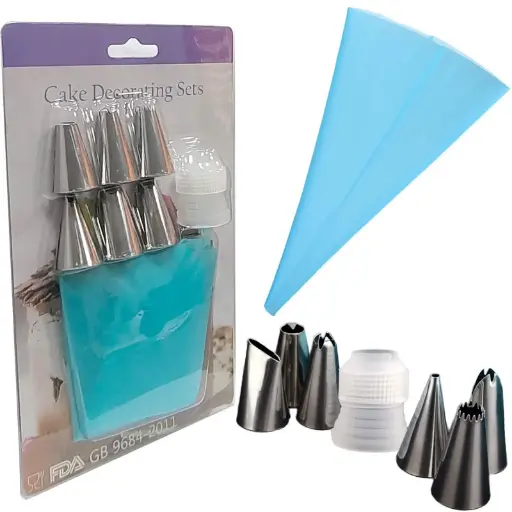 [FVM32322] [FVM32322] CAKE DECORATING SETS 8PCS KN85