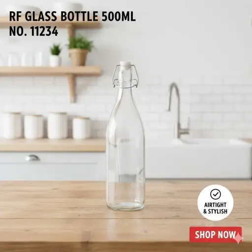 [FVM34973] [FVM34973] RF GLASS BOTTLE 500ML NO.11234