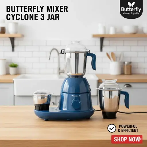 [FVM35014] [FVM35014] BUTTERFLY MIXER CYCLONE 3 JAR