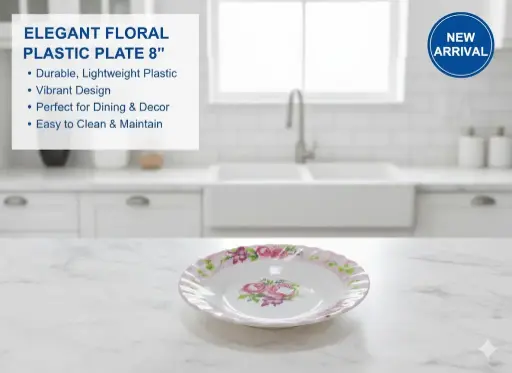 [FVM35582] [FVM35582] PLASTIC PLATE 8" NO.LSW8   