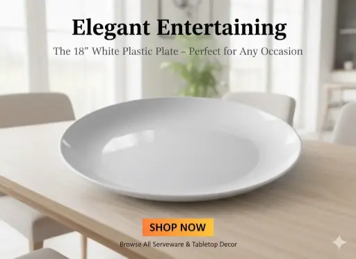 [FVM35650] [FVM35650] PLASTIC PLATE 18" NO.218   