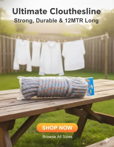 [FVM35717] [FVM35717] CLOTHES ROPE 12MTR NO.SZ12   