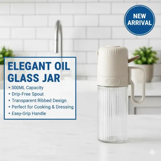 [FVM35895] [FVM35895] OIL GLASS JAR 500ML NO.2236   