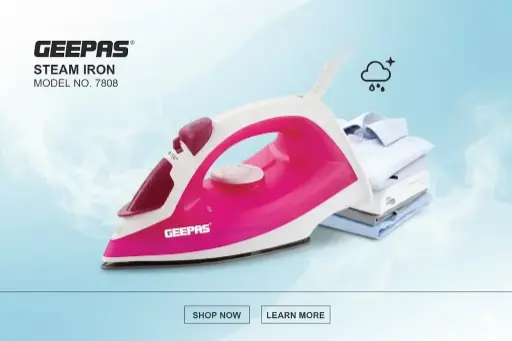 [FVM36220] [FVM36220] GEEPAS STEAM IRON NO.7808