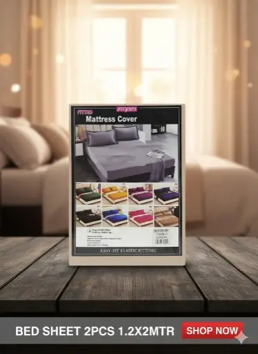 [FVM36270] [FVM36270] BED SHEET 2PCS 1.2X2MTR   