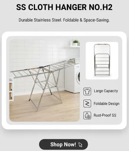 [FVM36429] [FVM36429] SS CLOTH HANGER NO.H2   