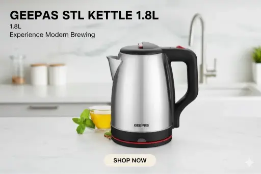 [FVM36530] [FVM36530] GEEPAS STL KETTLE 1.8L NO.38042