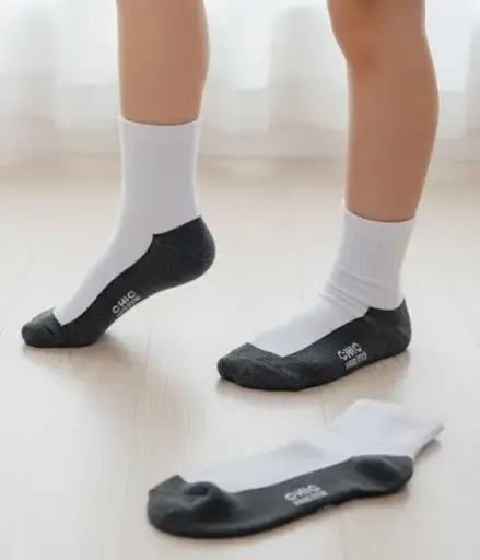 [FVM1829] [FVM1829] CHIC COTTON SOCKS BW 4-6   