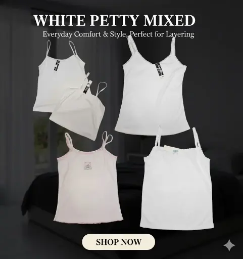 [FVM12516] [FVM12516] WHITE PETTY MIXED   