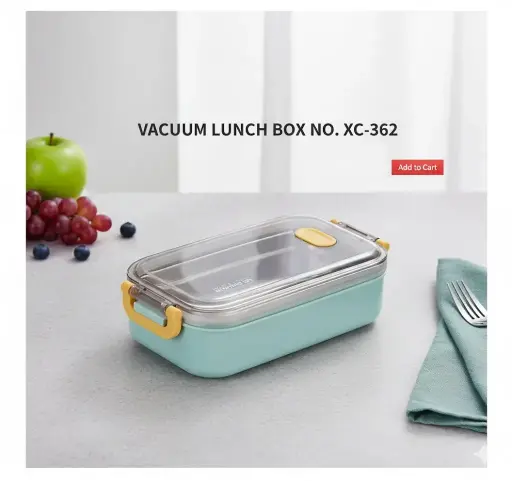 [FVM33201] [FVM33201] VACUUM LUNCH BOX NO.XC-362   