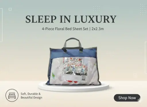 [FVM36654] [FVM36654] BED SHEET 4PCS 2X2.3M NO.4921