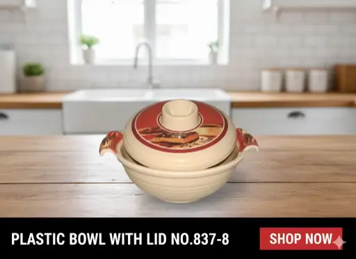 [FVM36666] [FVM36666] PLASTIC BOWL WITH LID NO.837-8