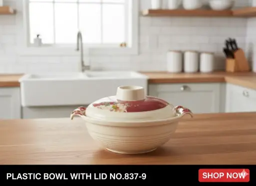 [FVM36667] [FVM36667] PLASTIC BOWL WITH LID NO.837-9