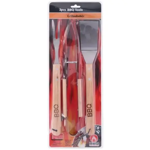 [FVM36743] [FVM36743] BBQ TOOLS 3PCS NO.ZW09