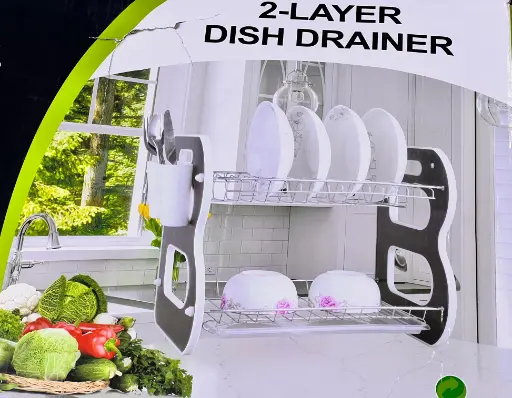 [FVM36839] [FVM36839] 2LAYER DISH DRAINER NO.L9