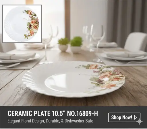 [FVM36995] [FVM36995] CERAMIC PLATE 10.5" NO16809-H