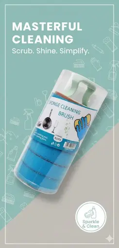 [FVM37312] [FVM37312] CLEANING SPONGE WITH BOT XY07