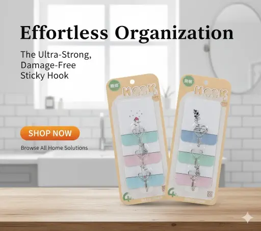 [FVM37360] [FVM37360] PLASTIC STICKY HOOK NO.5055