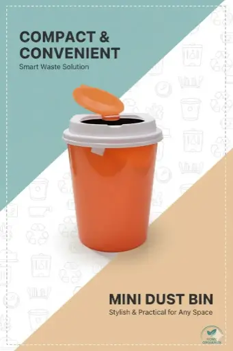 [FVM37382] [FVM37382] PLASTIC MINI DUST BIN NO.5127