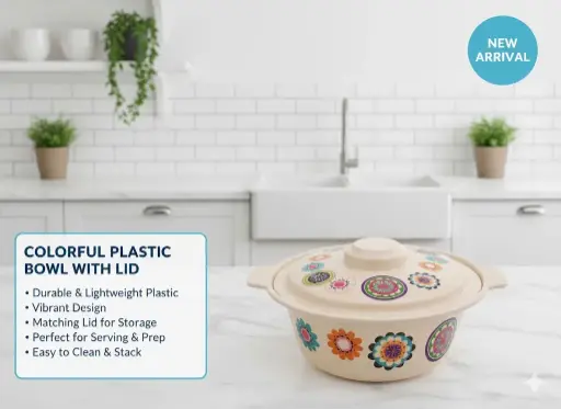 [FVM37408] [FVM37408] PLASTIC BOWL WITH LID NO.51012