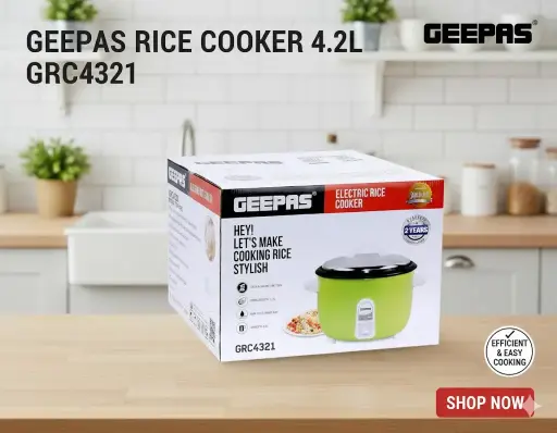 [FVM37415] [FVM37415] GEEPAS RICE COOKER 4.2L NO.4321