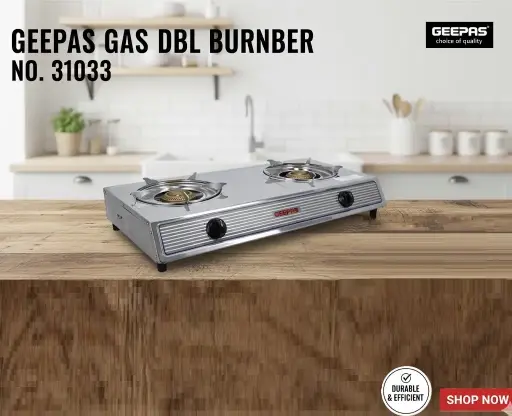 [FVM37422] [FVM37422] GEEPAS GAS DBL BURNER NO.31033