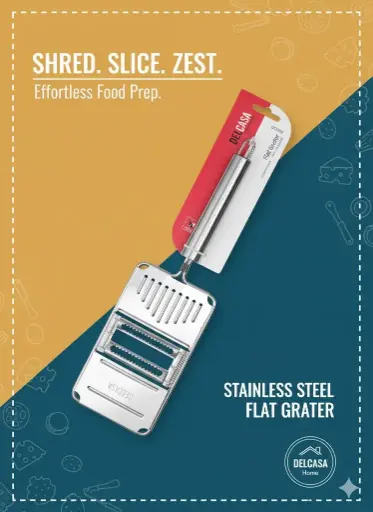 [FVM37455] [FVM37455] DELCASA FLAT GRATER NO.DC2458