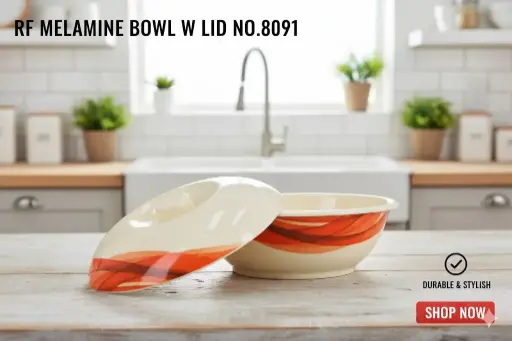[FVM37503] [FVM37503] RF MELAMINE BOWL W LID NO.8091