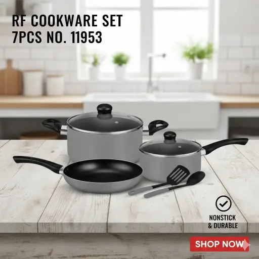 [FVM37534] [FVM37534] RF COOKWARE SET 7PCS NO.11953