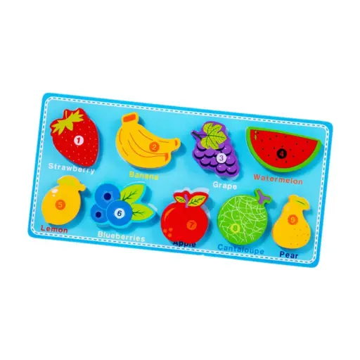[FVM37816] [FVM37816] ED W/TOY FRUITS PUZZLE NO.XD23
