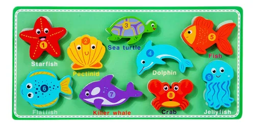 [FVM37817] [FVM37817] ED W/TOY SEA/ANI PUZZLE NO.XD23