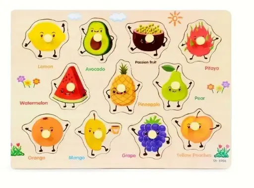 [FVM37821] [FVM37821] ED W/TOY FRUIT PUZZLE NO.XD24