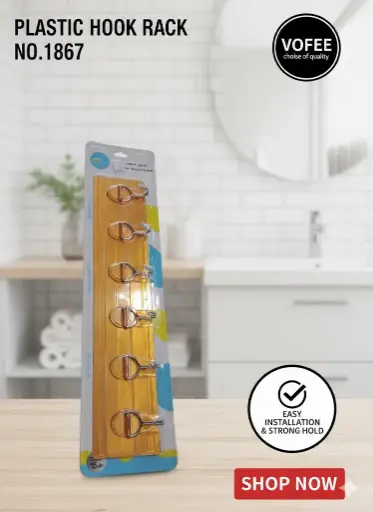 [FVM37883] [FVM37883] PLASTIC HOOK RACK NO.1867