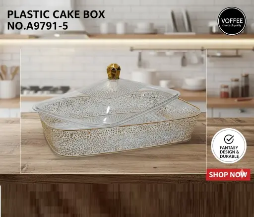 [FVM37887] [FVM37887] PLASTIC CAKE BOX NO.A9791-5