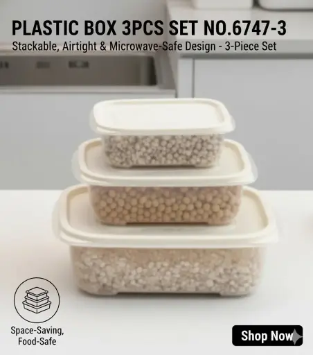 [FVM38007] [FVM38007] PLASTIC BOX 3PCS SET NO.6747-3