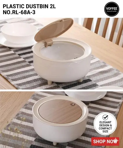 [FVM38047] [FVM38047] PLASTIC DUSTBIN 2L NO.RL-68A-3