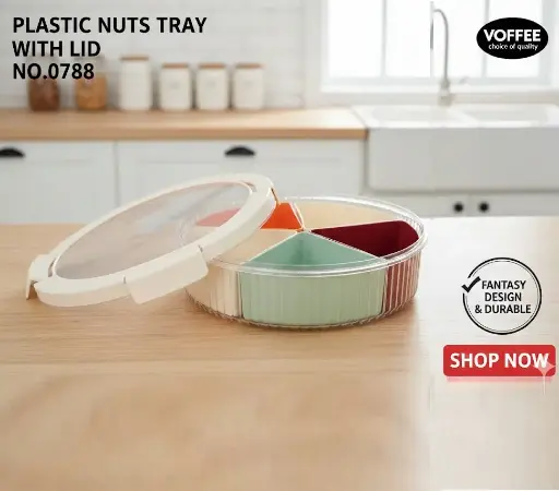 [FVM38066] [FVM38066] PLASTIC NUTS TRAY WITH LID NO.0788