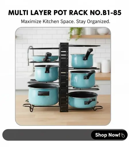 [FVM38150] [FVM38150] MULTI LAYER POT RACK NO.B1-85
