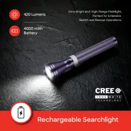 [FVM33049] [FVM33049] SF RECARGABLE LED LIGHT NO.4668