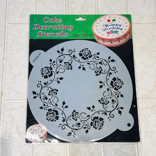 [FVM6023] [FVM6023] CAKE DECORATING STENCILS 8INCH   