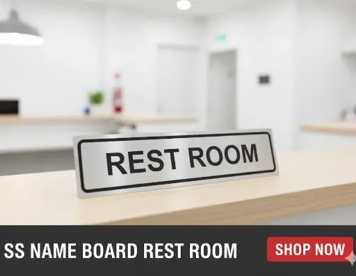 [FVM9926] [FVM9926] SS NAME BOARD REST ROOM   