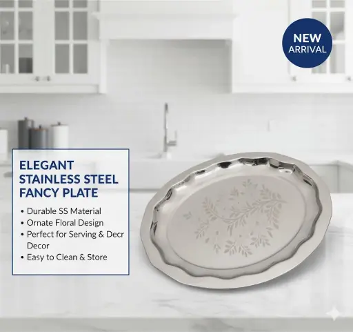 [FVM9935] [FVM9935] SS 555 FANCY PLATE   