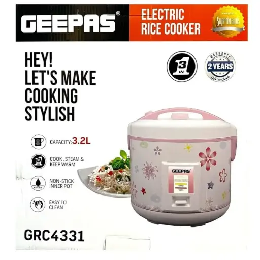 [FVM26300] [FVM26300] GEEPAS RICE COOKER 3.2L NO.4331